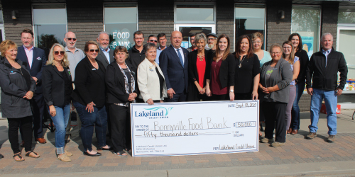 Lakeland donates $50,000 to the Bonnyville Food Bank